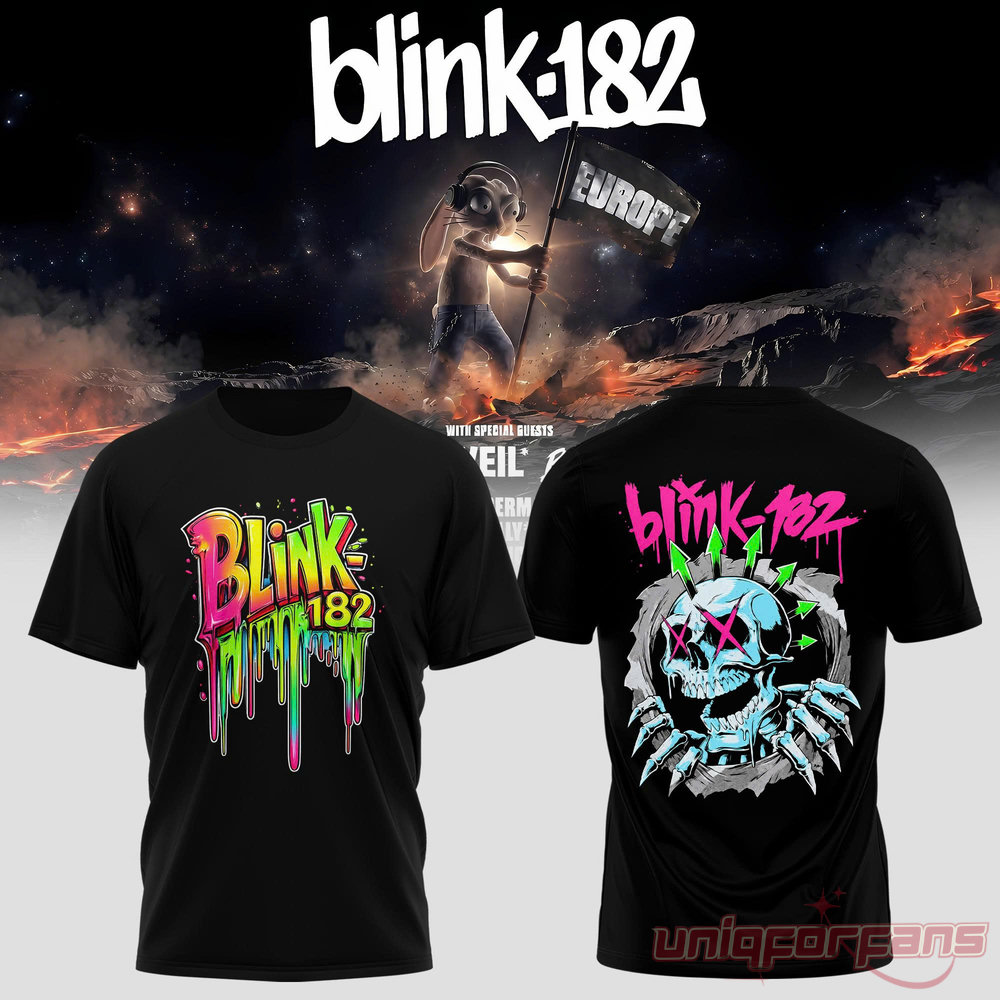 Blink-182 Meltdown Europe Edition Tee Blink-182 Meltdown Europe Edition Tee