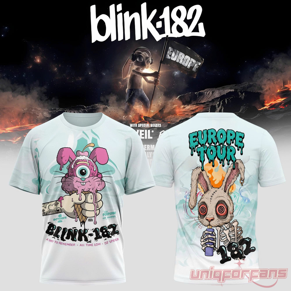 Blink-182 Meltdown Europe Edition Tee Blink-182 Meltdown Europe Edition Tee