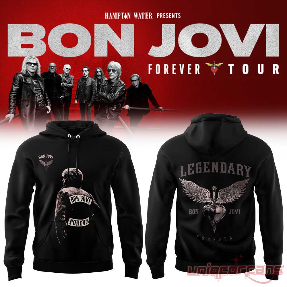 Bon Jovi Forever Tour 2026 Limited Edition Hoodie Bon Jovi Forever Tour 2026 Limited Edition Hoodie