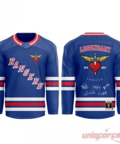 Bon Jovi x New York Rangers Forever Tour Madison Square Garden 2026 Signature Hockey Jersey