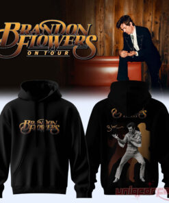 Brandon Flowers On Tour 2026 Signature Black Edition Hoodie