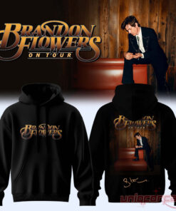 Brandon Flowers On Tour 2026 Signature Black Edition Hoodie