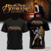 Brandon Flowers On Tour 2026 Signature Black Edition Tee, black t-shirt featuring sitting couch portrait back graphic