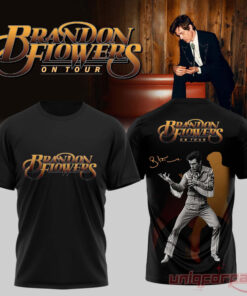 Brandon Flowers On Tour 2026 Signature Black Edition Tee