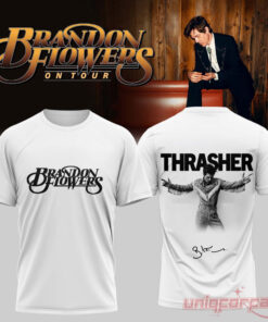 Brandon Flowers On Tour 2026 Signature White Edition Tee