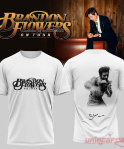Brandon Flowers On Tour 2026 Signature White Edition Tee