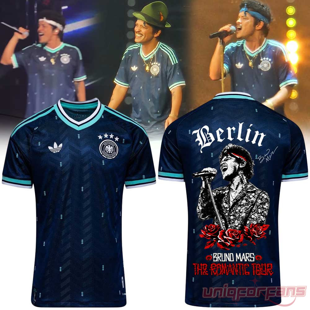 Bruno Mars THE ROMANTIC TOUR in Olympiastadion Berlin Jersey Special Edition Bruno Mars THE ROMANTIC TOUR in Olympiastadion Berlin Jersey Special Edition