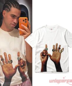 Carlos Alcaraz AIR JORDAN FLIGHT MVP RINGS Inspired Shirt