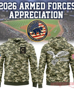 Chicago Cubs Armed Forces Appreciation 2026 Event Hoodie Chicago Cubs Armed Forces Appreciation 2026 Event Hoodie