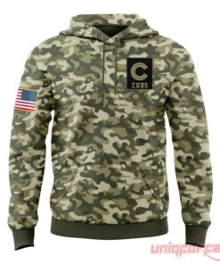 Chicago Cubs Armed Forces Appreciation 2026 Event Hoodie