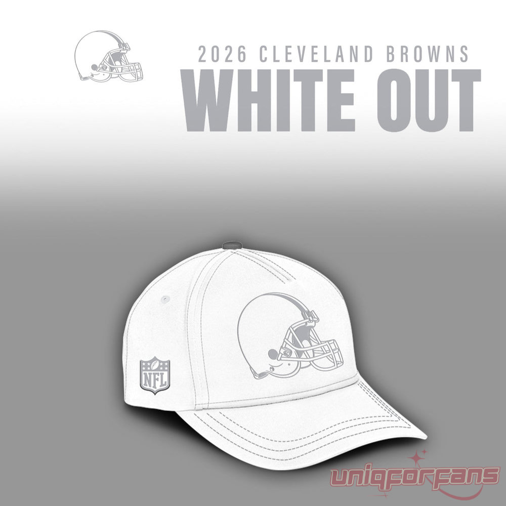 Cleveland Browns 2026 White Out Limited Edition Cap Cleveland Browns 2026 White Out Limited Edition Cap