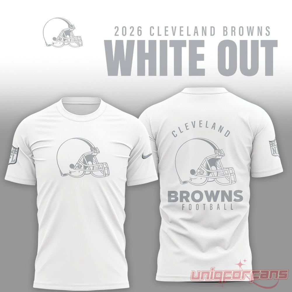 Cleveland Browns 2026 White Out Limited Edition Shirt Cleveland Browns 2026 White Out Limited Edition Shirt