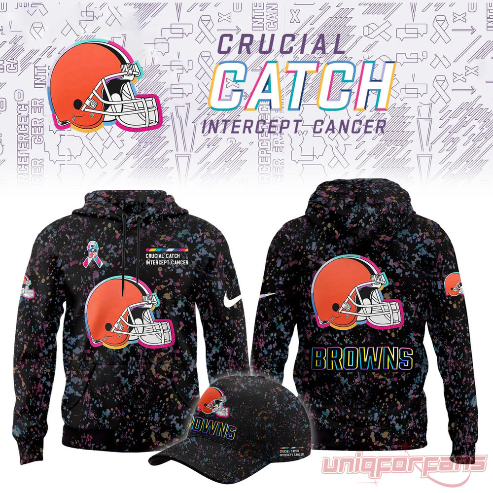 Cleveland Browns Crucial Catch Limited Hoodie Cleveland Browns Crucial Catch Limited Hoodie