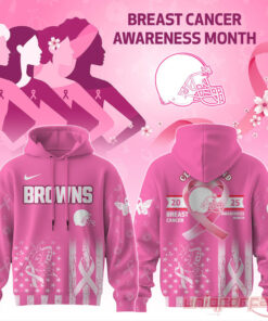 Cleveland Browns Special Breast Cancer Awareness Month Hoodie 2025 Limited Edition
