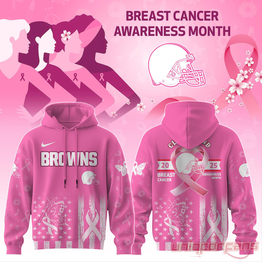 Cleveland Browns Special Breast Cancer Awareness Month Hoodie 2025 Limited Edition Cleveland Browns Special Breast Cancer Awareness Month Hoodie 2025 Limited Edition