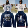 Dak Prescott Most Career Passing Yards Dallas Cowboys Hoodie Collection in navy blue with front and back graphics