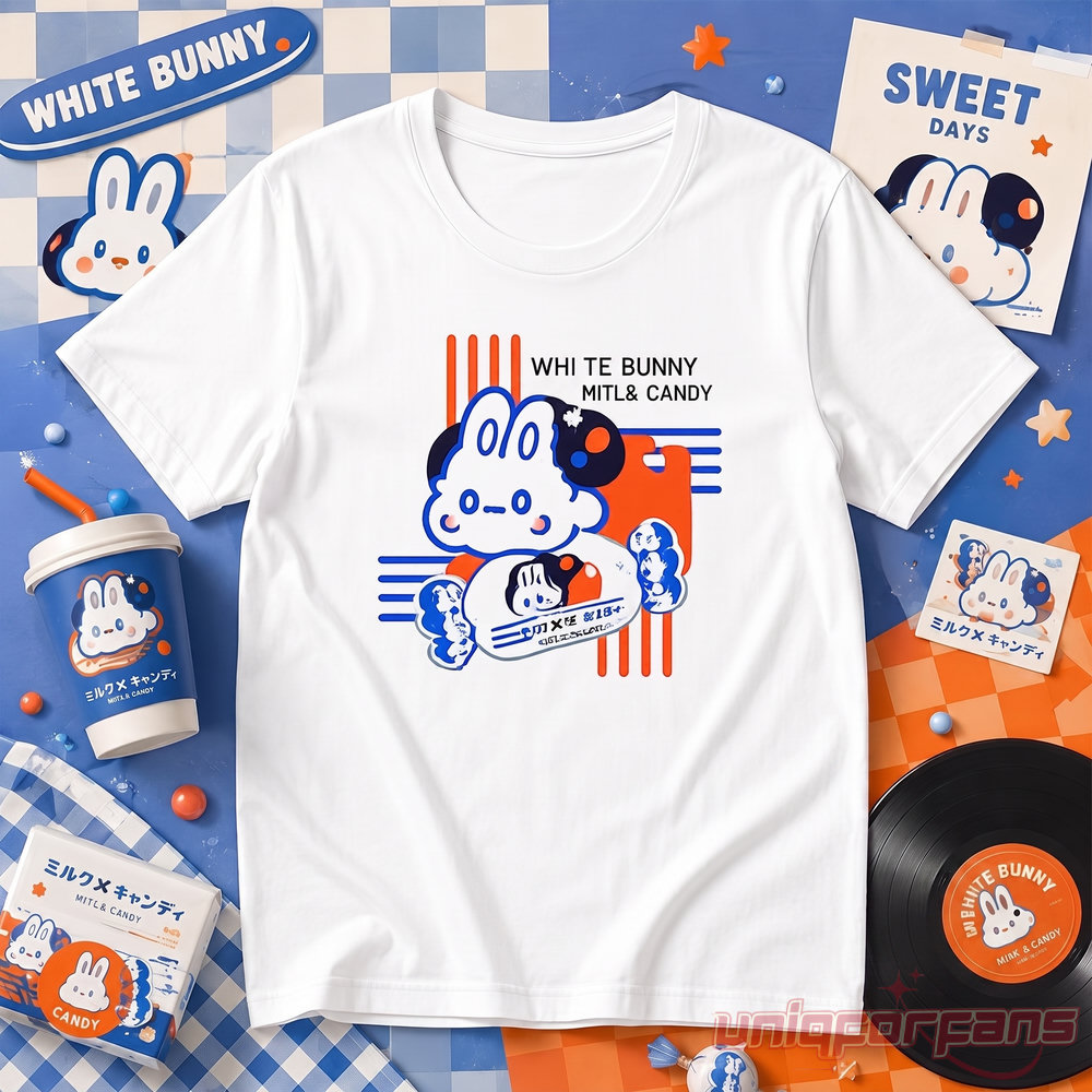 Damien Haas White Bunny Milk Candy Special Edition Shirt Damien Haas White Bunny Milk Candy Special Edition Shirt