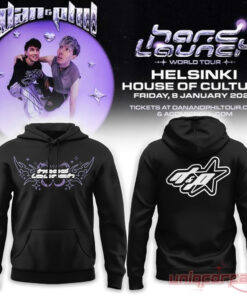 Dan and Phil Announce Hard Launch World Tour 2026 Hoodie