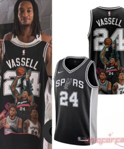 Devin Vassell San Antonio Spurs Number 24 Basketball Jersey