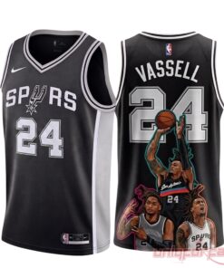 Devin Vassell San Antonio Spurs Number 24 Basketball Jersey