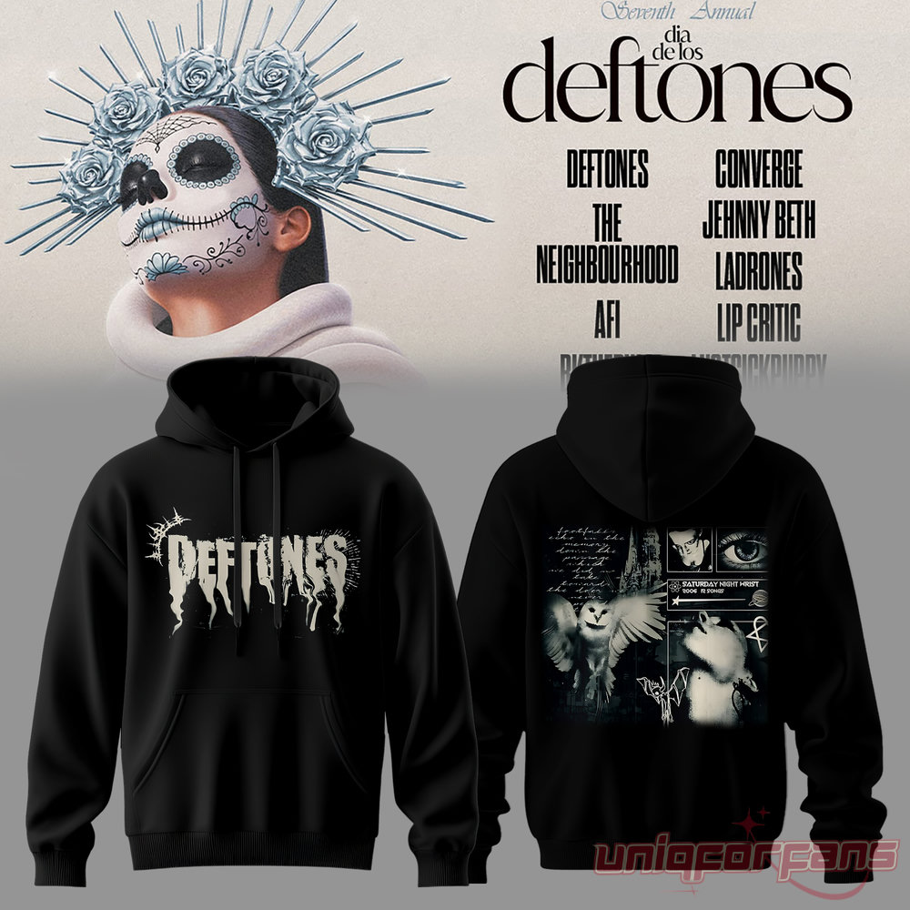 Dia De Los Deftones 2026 Black Edition Hoodie Dia De Los Deftones 2026 Black Edition Hoodie