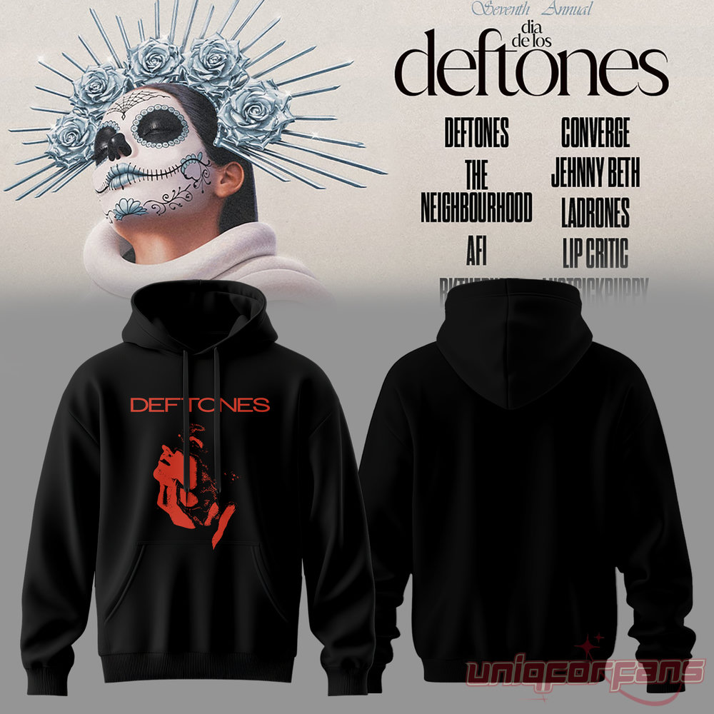 Dia De Los Deftones 2026 Black Edition Hoodie Dia De Los Deftones 2026 Black Edition Hoodie