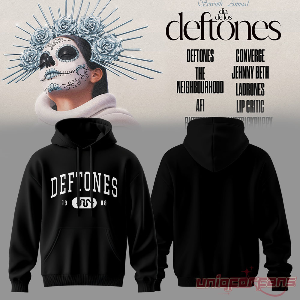 Dia De Los Deftones 2026 Black Edition Hoodie Dia De Los Deftones 2026 Black Edition Hoodie