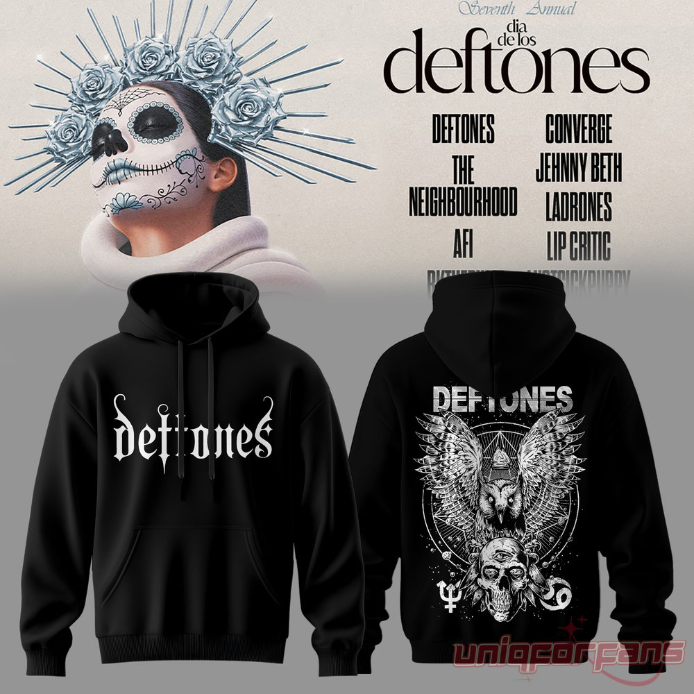 Dia De Los Deftones 2026 Black Edition Hoodie Dia De Los Deftones 2026 Black Edition Hoodie
