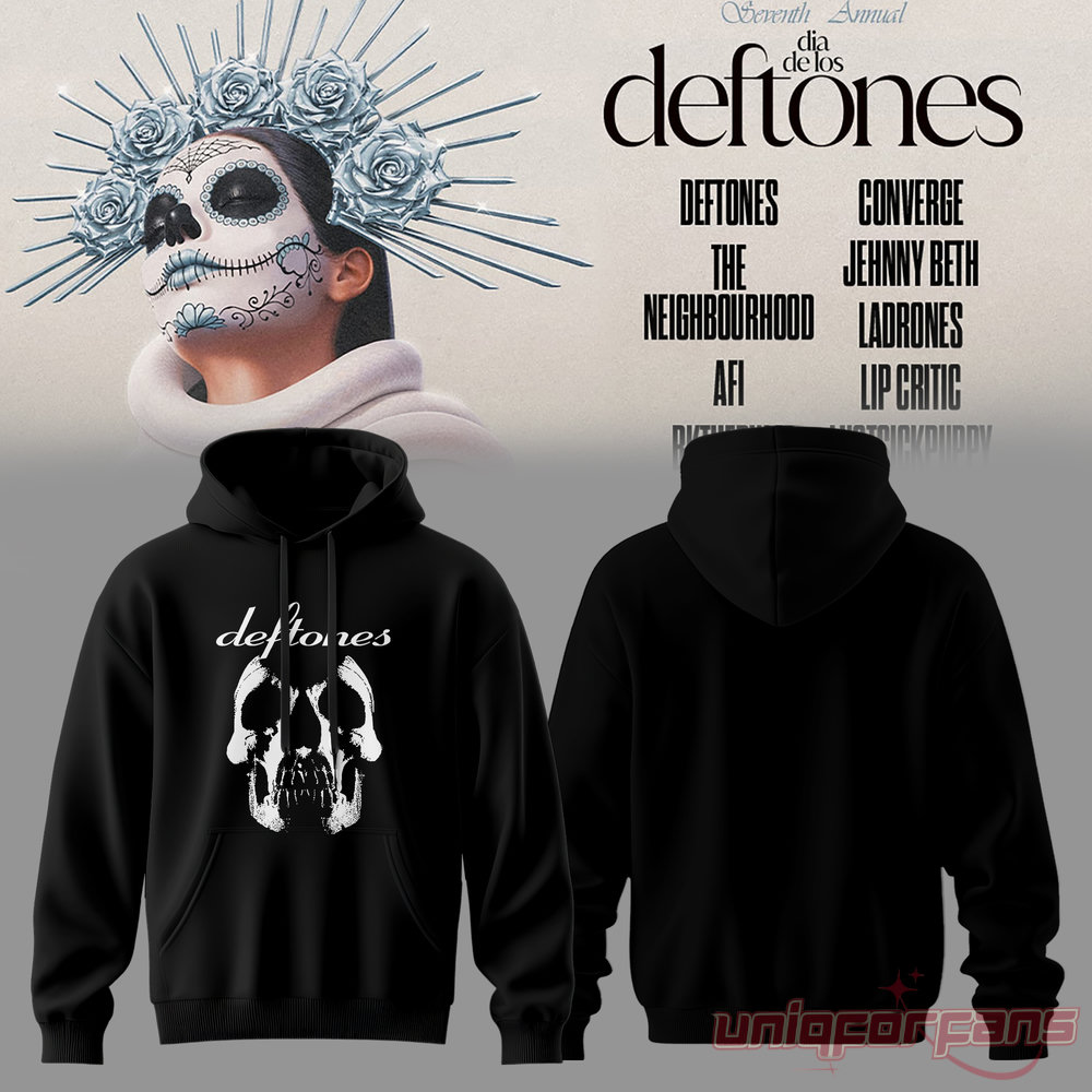 Dia De Los Deftones 2026 Black Edition Hoodie Dia De Los Deftones 2026 Black Edition Hoodie
