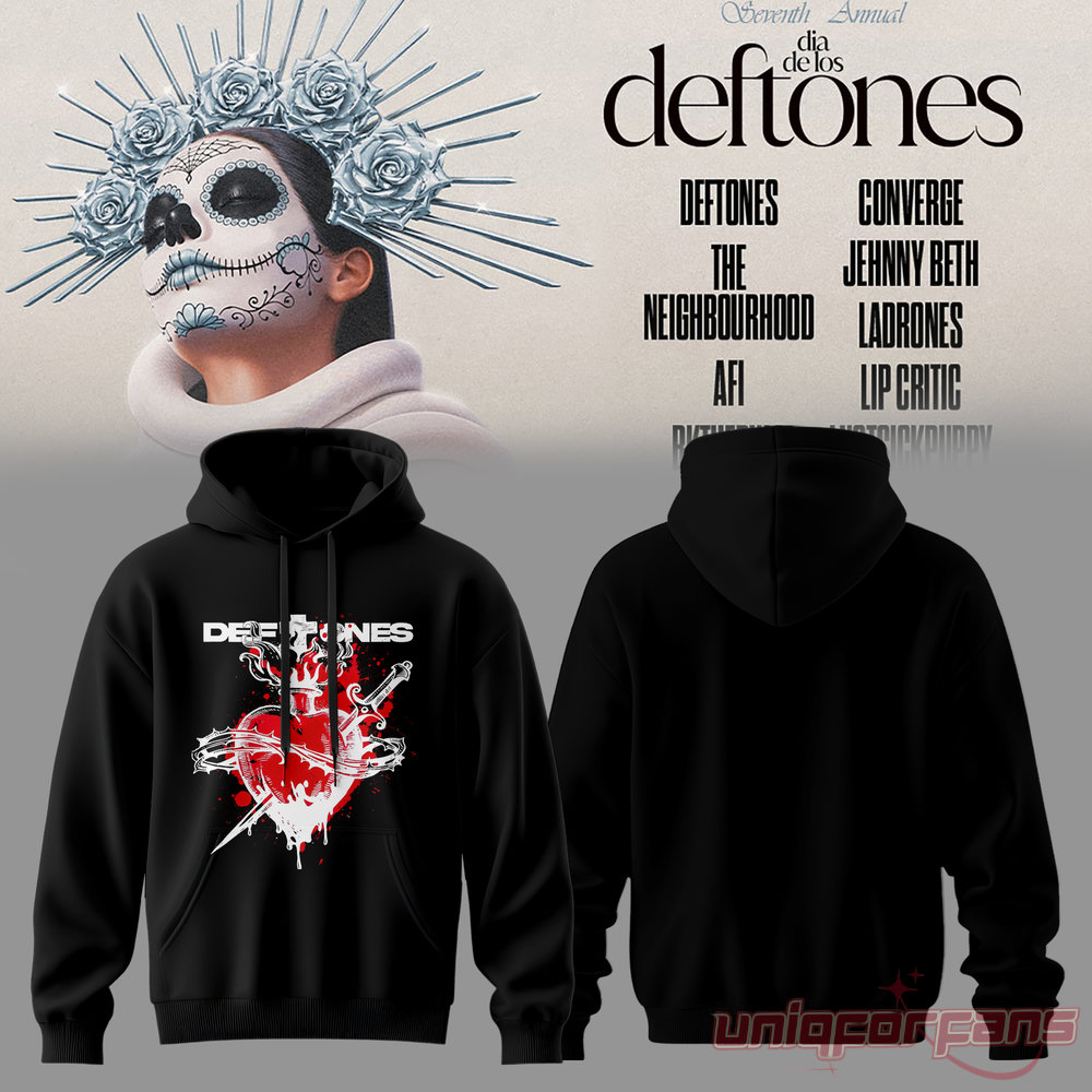 Dia De Los Deftones 2026 Black Edition Hoodie Dia De Los Deftones 2026 Black Edition Hoodie