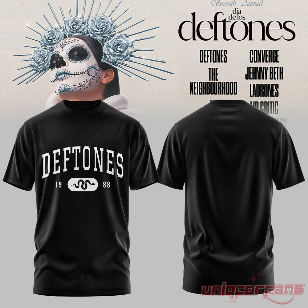 Dia De Los Deftones 2026 Black Edition Tee Dia De Los Deftones 2026 Black Edition Tee