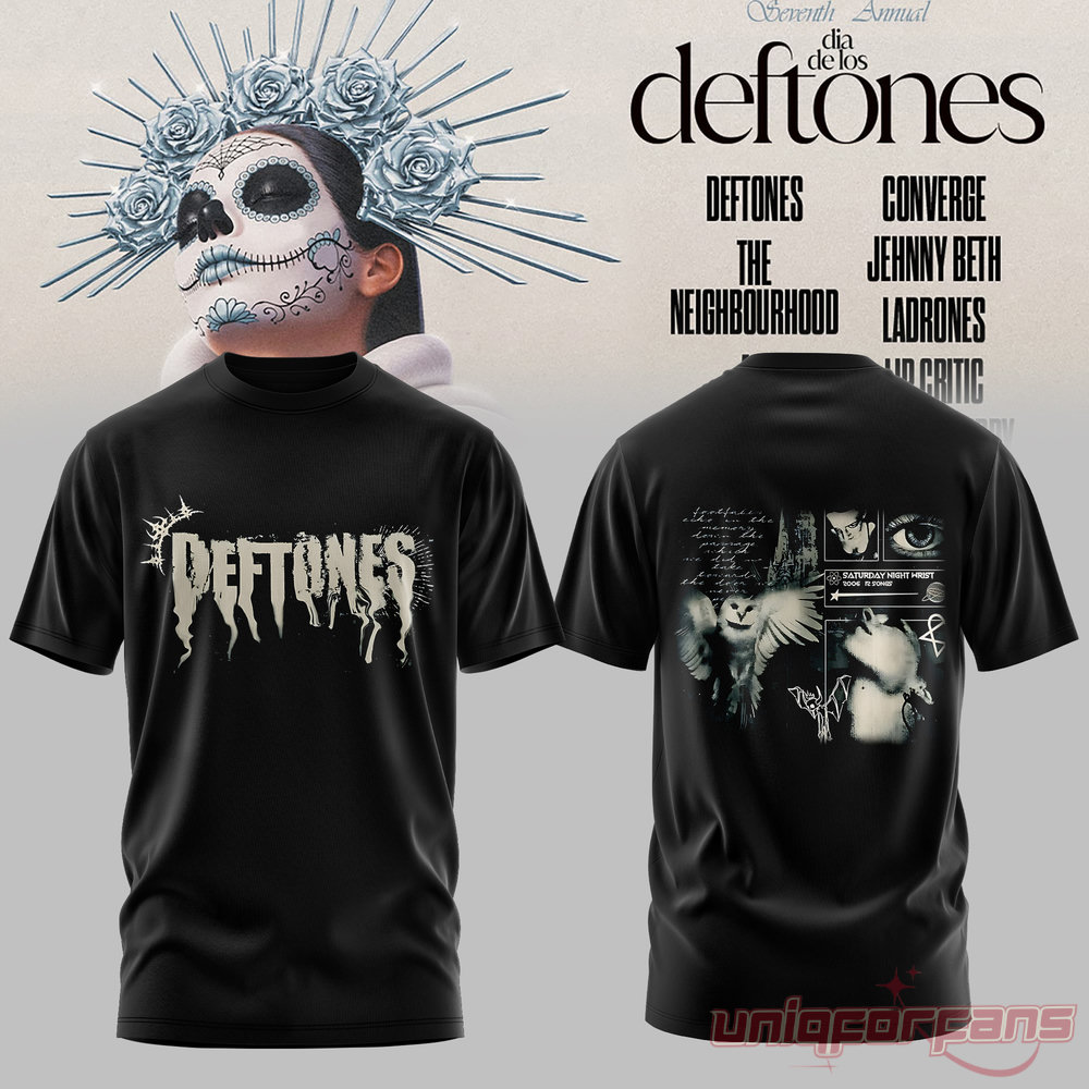 Dia De Los Deftones 2026 Black Edition Tee Dia De Los Deftones 2026 Black Edition Tee