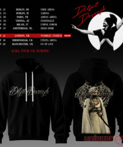 Diljit Dosanjh’s Aura World Tour 2026 Black Edition Hoodie