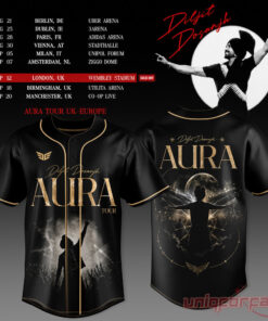 Diljit Dosanjh’s Aura World Tour 2026 Edition Baseball Jersey