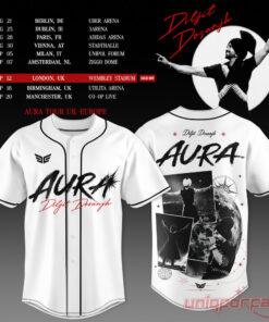 Diljit Dosanjh’s Aura World Tour 2026 Edition Baseball Jersey