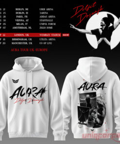 Diljit Dosanjh’s Aura World Tour 2026 White Edition Hoodie