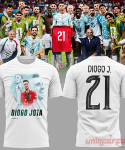 Diogo Jota 21 Memorial – Portugal Football Fan Casual Edition Tee