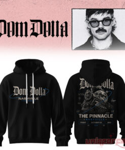 Dom Dolla Tour 2026 Nashville Edition Baseball Hoodie