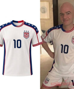 Donald Trump Story Gianni Infantino USMNT #10 2026 Jersey