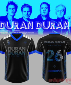 Duran Duran UK EU Autumn Tour 2026 White Exclusive Football Jersey
