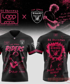 Ed Sheeran Las Vegas LOOP Tour 2026 Levi Stadium Raiders Football Jersey Collection Ed Sheeran Las Vegas LOOP Tour 2026 Levi Stadium Raiders Football Jersey Collection