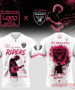 Ed Sheeran Las Vegas LOOP Tour 2026 Levi Stadium Raiders Football Jersey Collection
