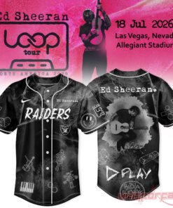 Ed Sheeran Levi Stadium Loop Tour 2026 x Las Vegas Raiders Jersey Collection Ed Sheeran Levi Stadium Loop Tour 2026 x Las Vegas Raiders Jersey Collection