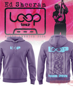 Ed Sheeran Tour North American 2026 Special Purple Edition Hoodie