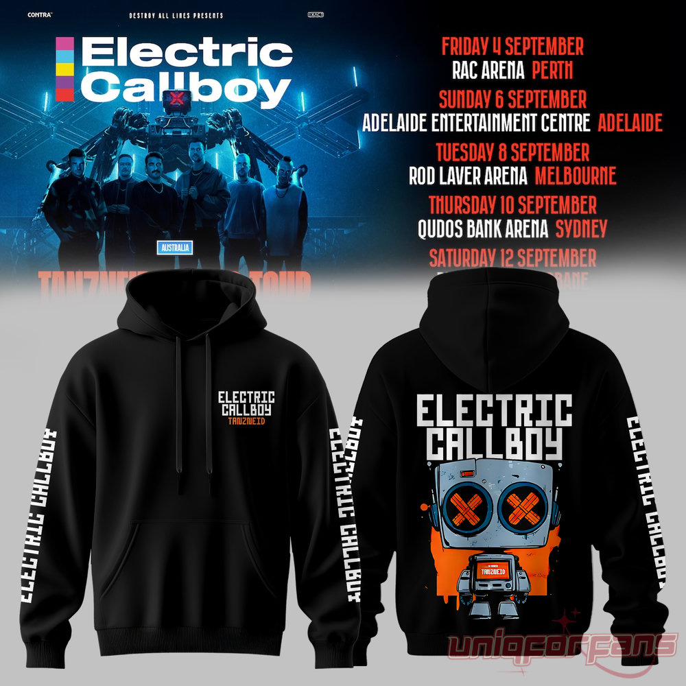 Electric Callboy TANZNEID World Tour 2026 Limited Hoodie Electric Callboy TANZNEID World Tour 2026 Limited Hoodie
