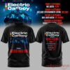 Electric Callboy Tanzneid Tour t-shirt in black, featuring the official concert poster art and tour dates on back