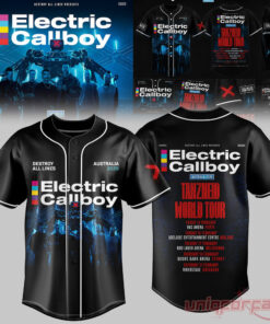 Electric Callboy TANZNEID World Tour – Australia 2026 Exclusive Baseball Jersey