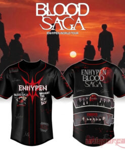 Enhypen Blood Saga Tour 2026 Baseball Jersey Limited Edition