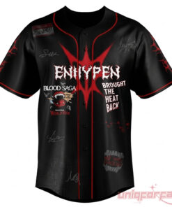 Enhypen Blood Saga Tour 2026 Baseball Jersey Limited Edition
