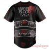 Enhypen Blood Saga Tour 2026 Baseball Jersey – black back with blood moon graphic, member photo strips and signatures